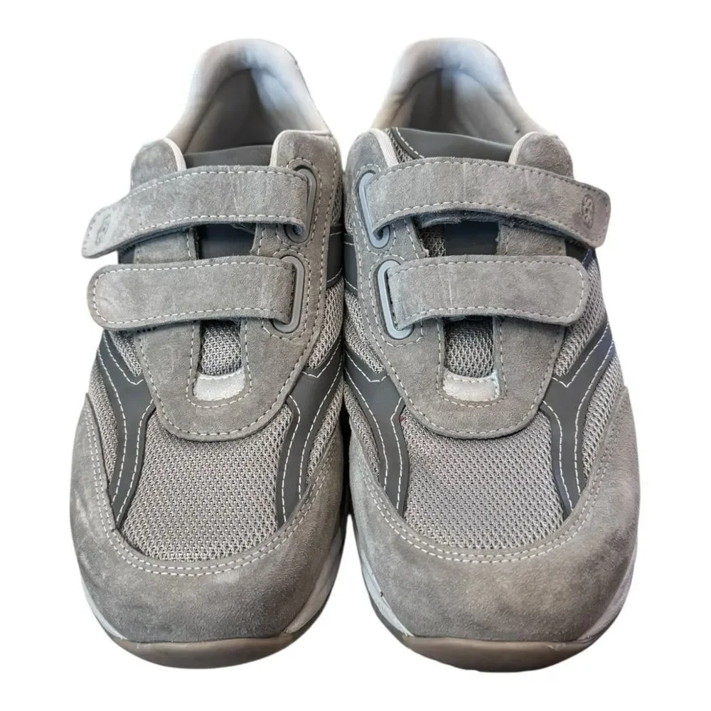 SAS JV Mesh EZ Strap Men's Gray Shoes Sneakers 9